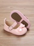 бебешки обувки, стилни обувки за бебета, розови обувки, обувки с панделка, първи стъпки, комфортни обувки за бебета, модни аксесоари за деца