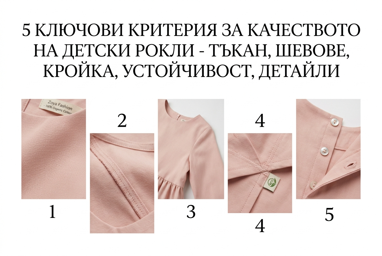 5 критерия за качествена ежедневна рокля за момиче, които всяка майка трябва да знае
